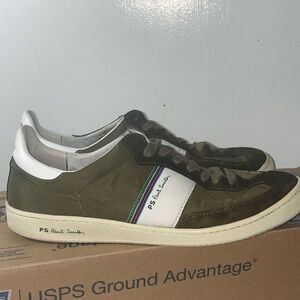 Paul Smith  olive green Men's Sneakers